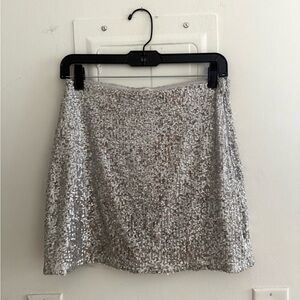 Abercrombie & Fitch | sequin mini skirt skort